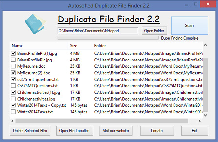 video file duplicate finder