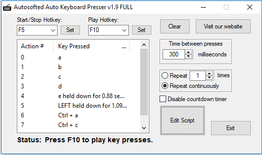 auto keyboard presser v1.6